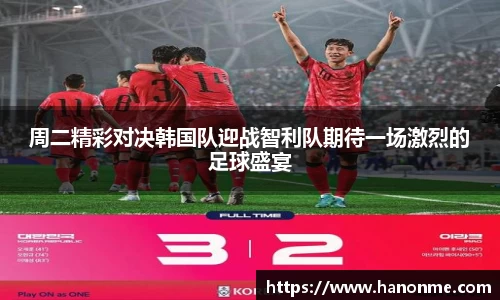 周二精彩对决韩国队迎战智利队期待一场激烈的足球盛宴
